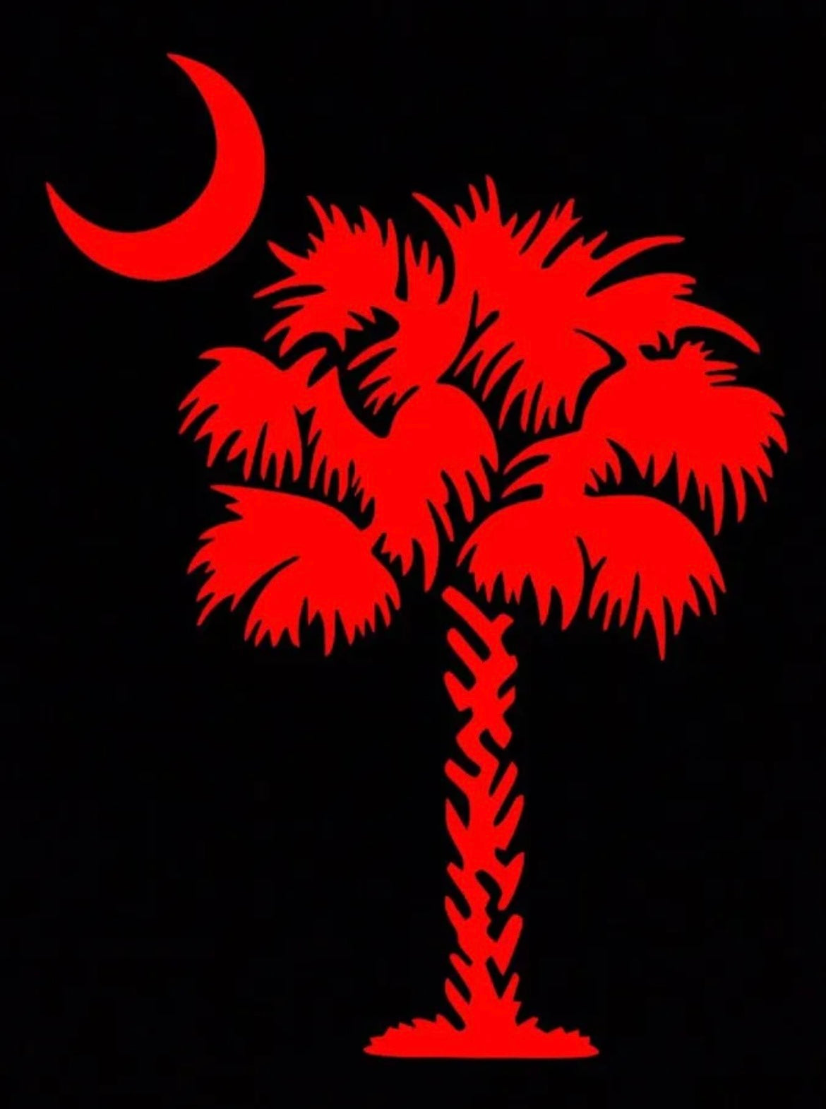 South Carolina Palmetto Tree vinyl Decal / Sticker