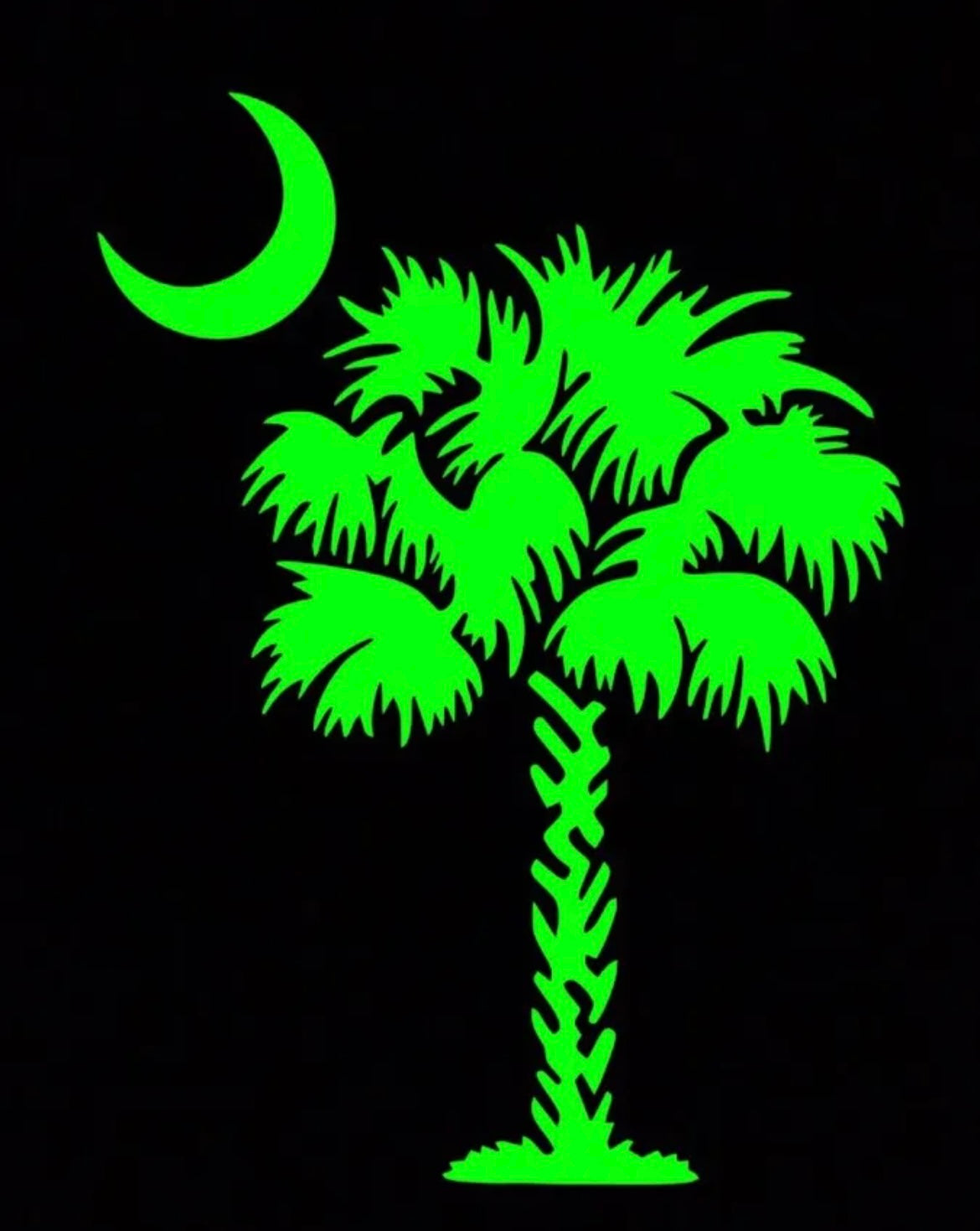South Carolina Palmetto Tree vinyl Decal / Sticker