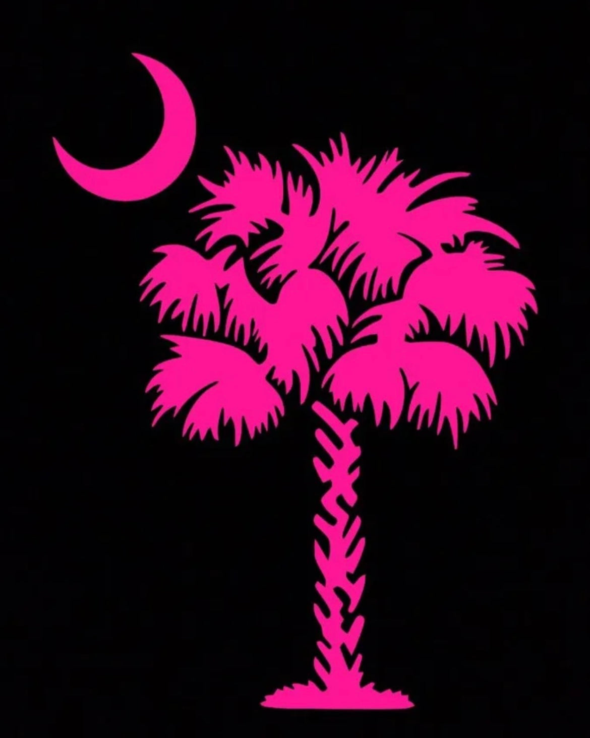South Carolina Palmetto Tree vinyl Decal / Sticker