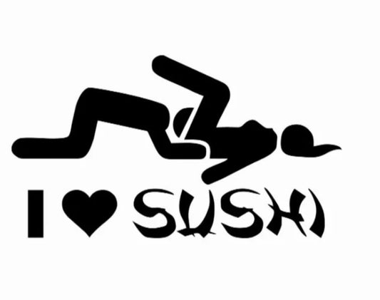 I Love Sushi Decal / Sticker