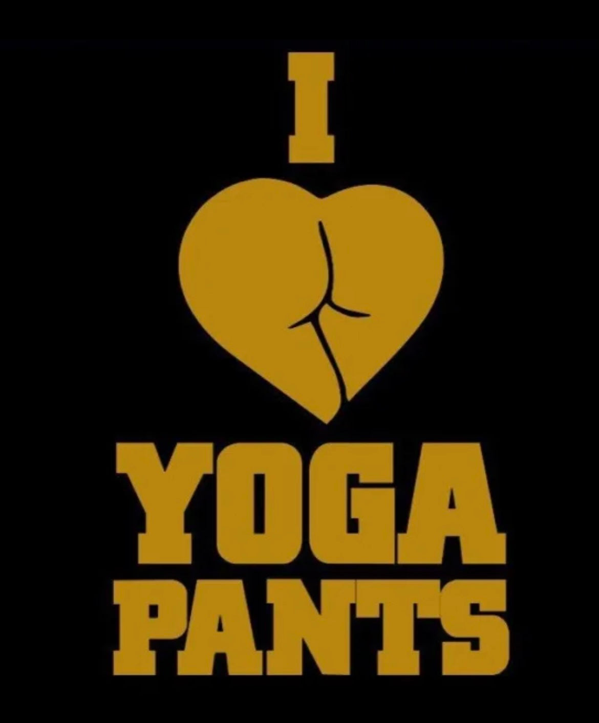 I Love Yoga Pants Decal / Sticker