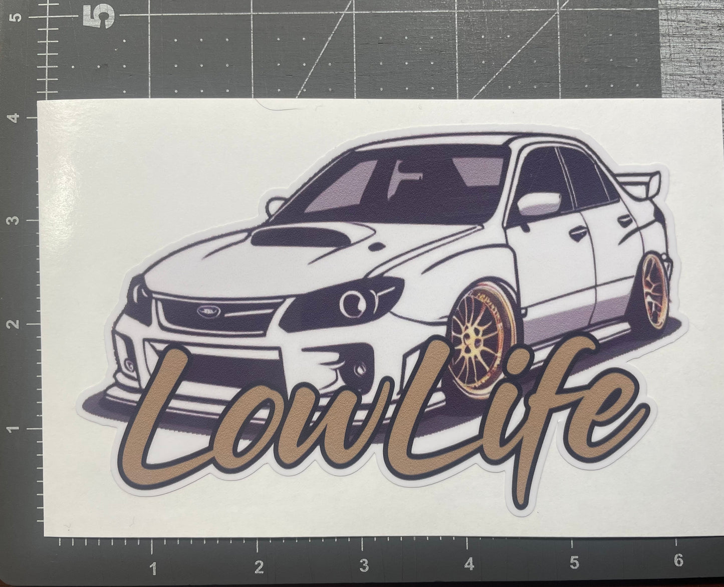 LowLife Designs low life Subaru Wrx decal / sticker