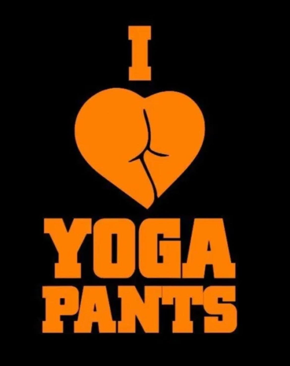 I Love Yoga Pants Decal / Sticker