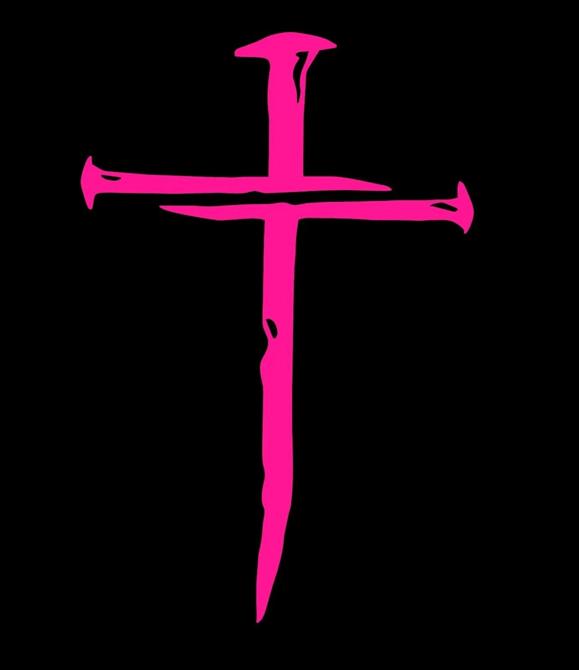 Nail Cross Jesus Christian Decal / Sticker