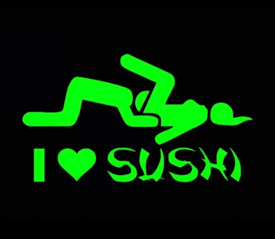 I Love Sushi Decal / Sticker