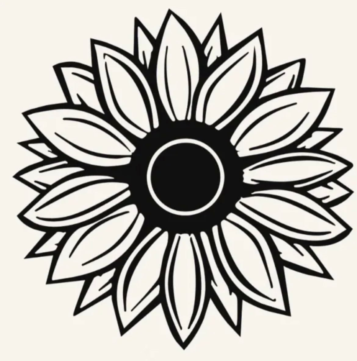 Sunflower Vinyl Sticker / Decal