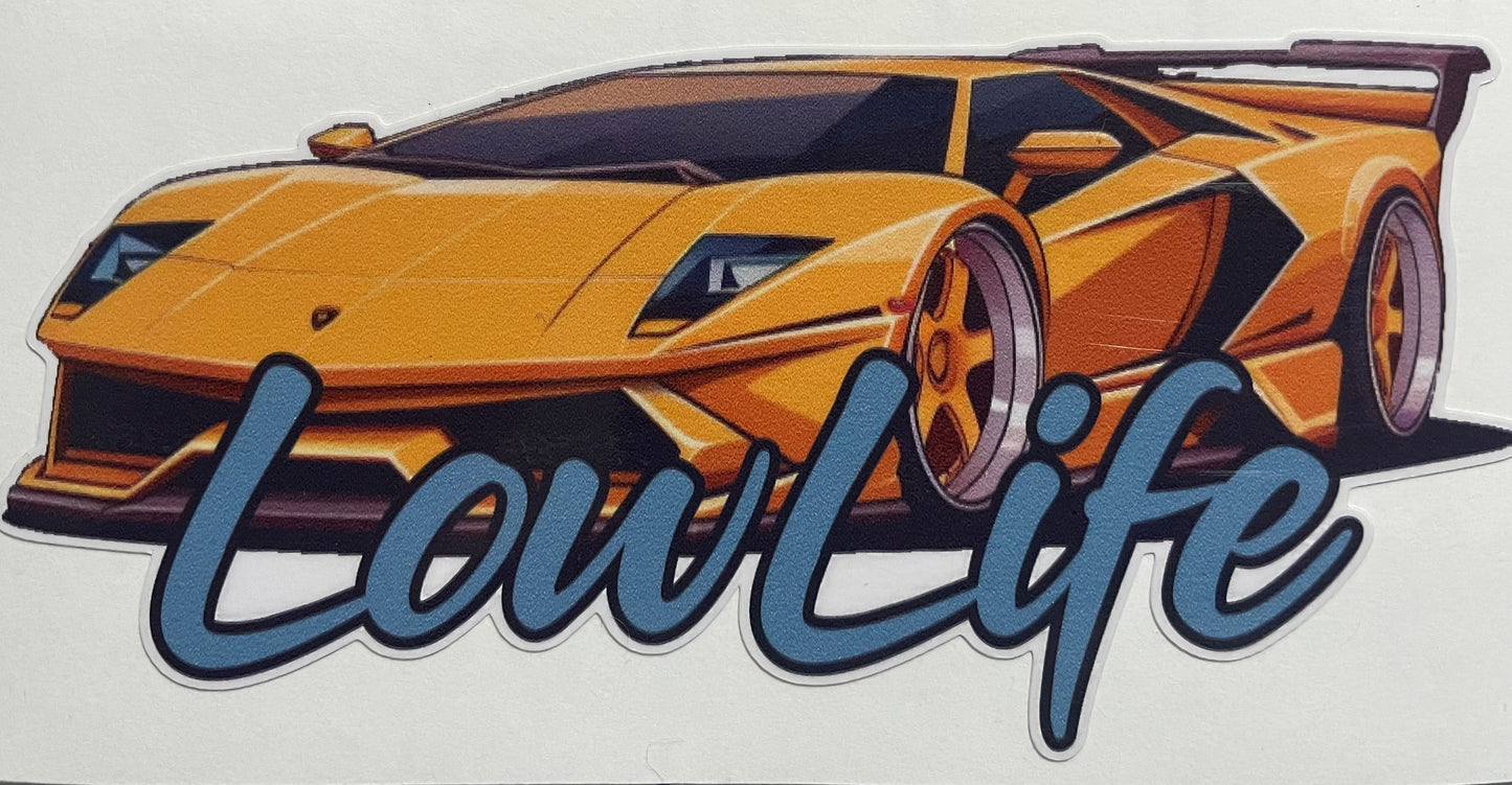 LowLife Designs low life Lamborghini decal / sticker