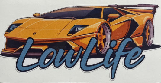 LowLife Designs low life Lamborghini decal / sticker