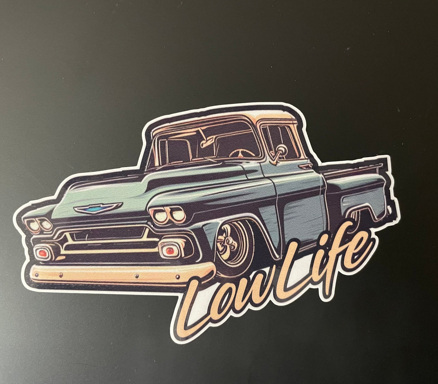 LowLife Designs low life Chevy Apache decal / sticker