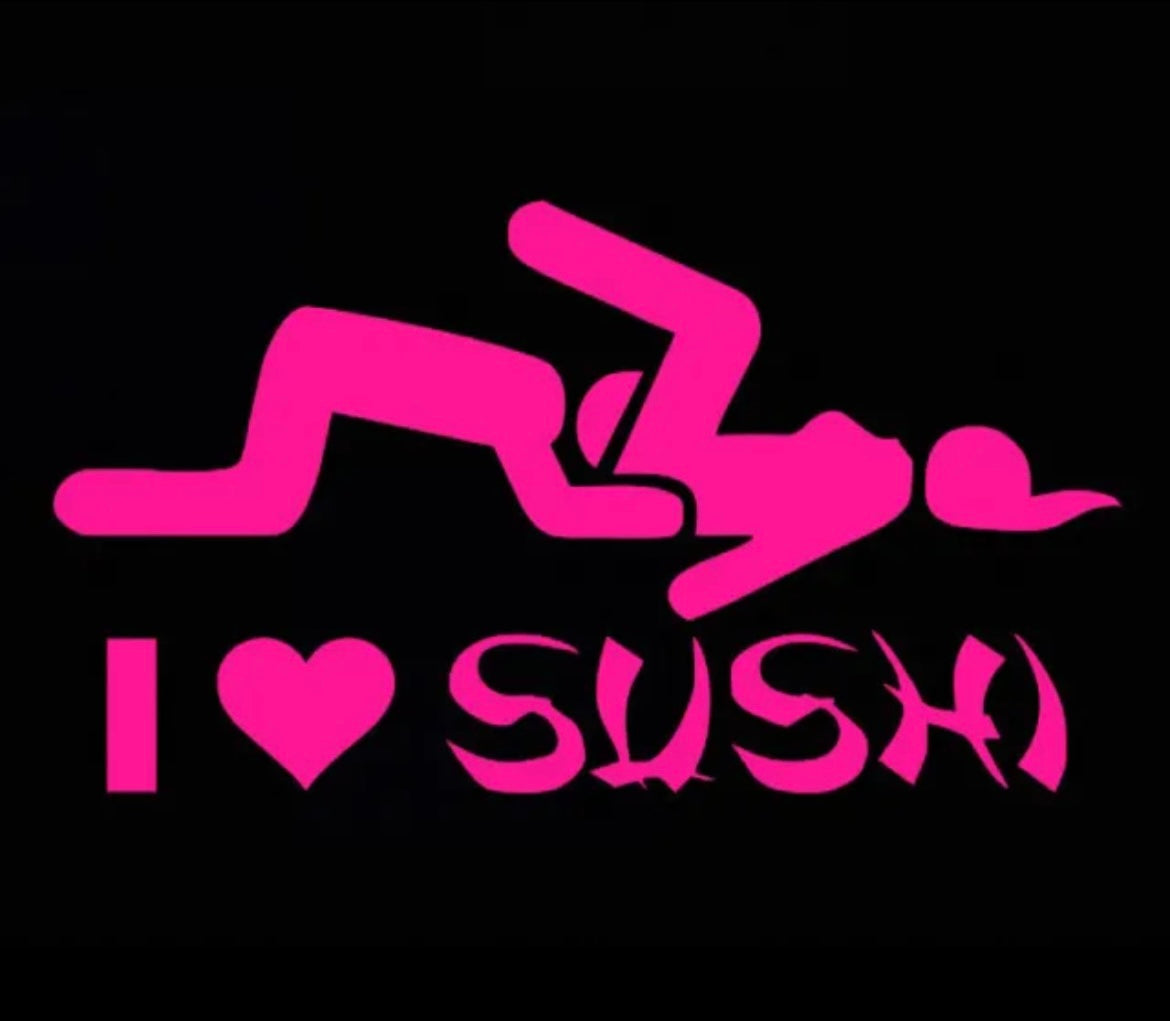 I Love Sushi Decal / Sticker