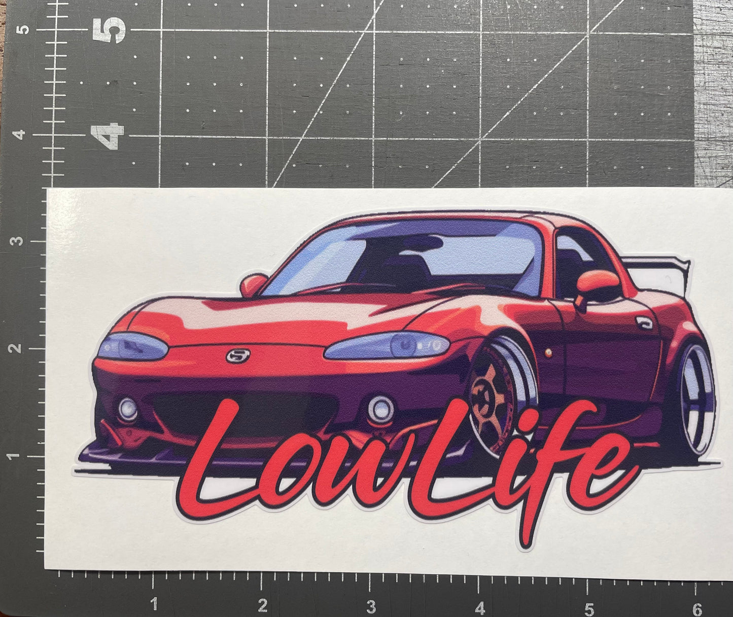 LowLife Designs low life Mazda Miata decal / sticker