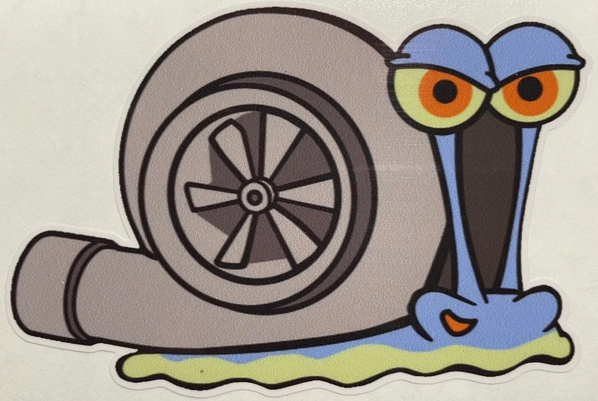 Turbo Snail Vinyl Decal / Sticker