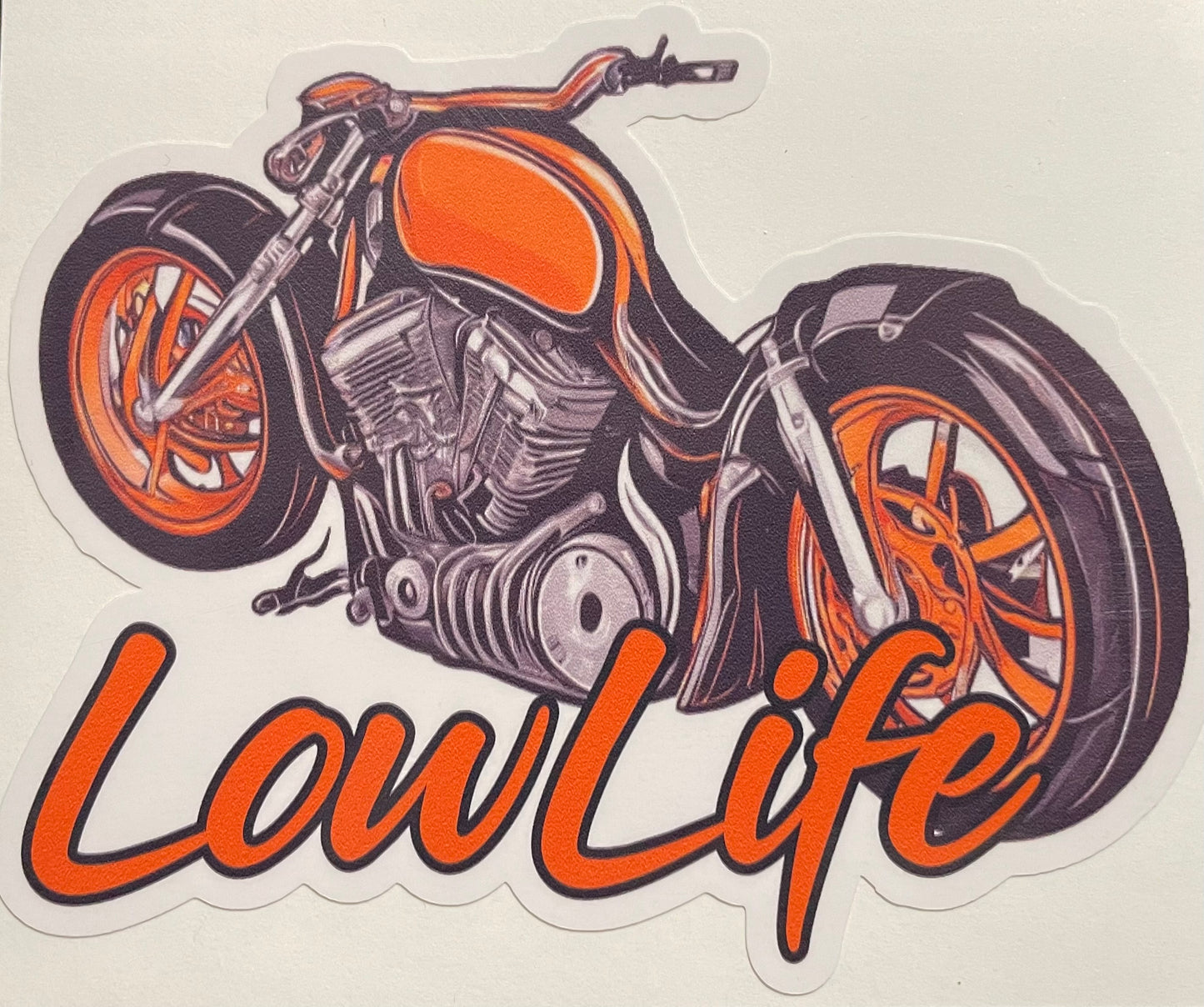 LowLife Designs low life motorcycle Decal / sticker