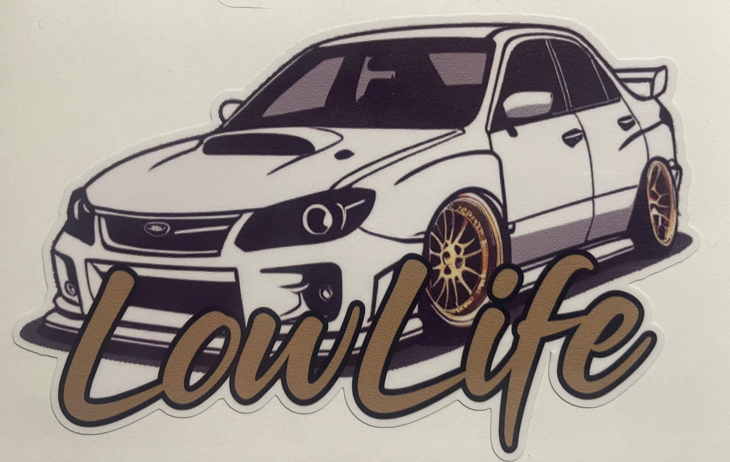 LowLife Designs low life Subaru Wrx decal / sticker