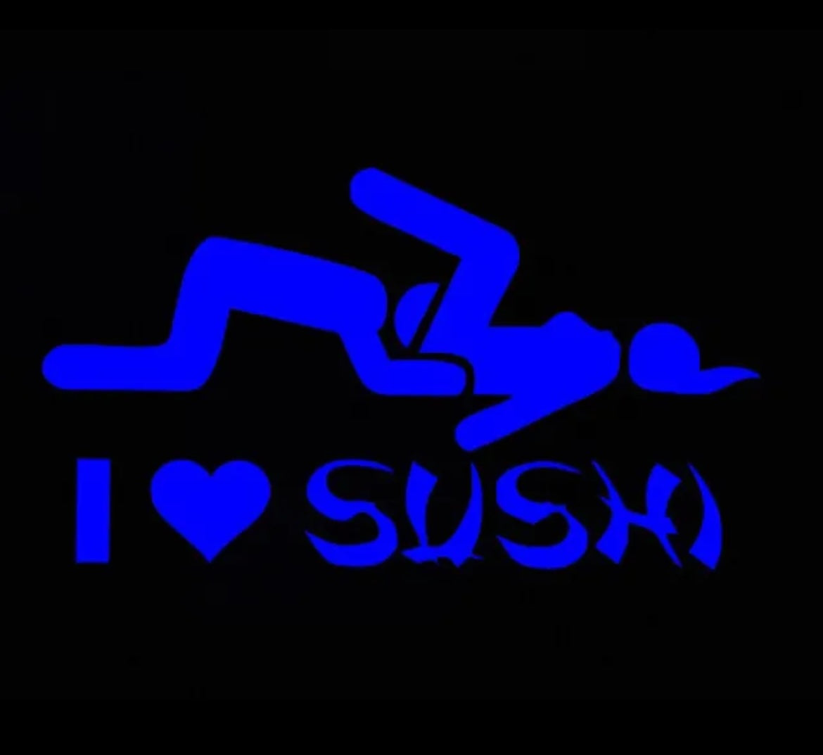 I Love Sushi Decal / Sticker