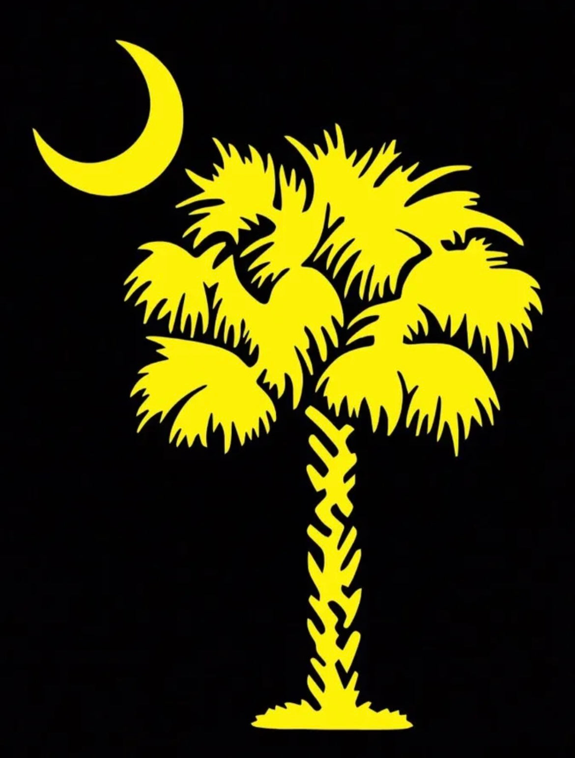 South Carolina Palmetto Tree vinyl Decal / Sticker