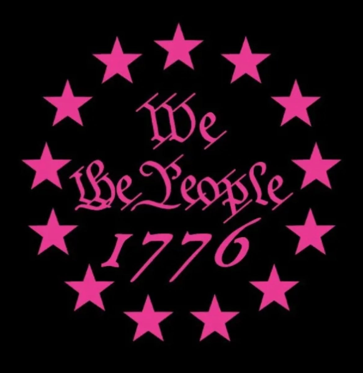 USA 1776 We The People Stars Decal / Sticker