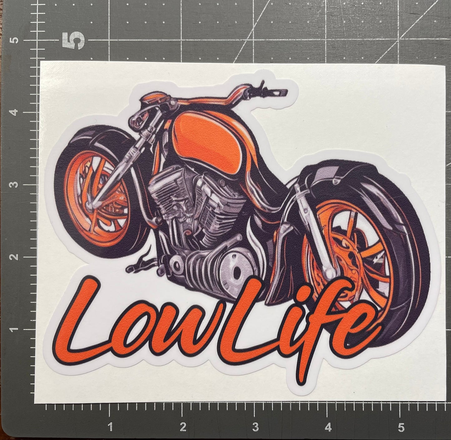 LowLife Designs low life motorcycle Decal / sticker