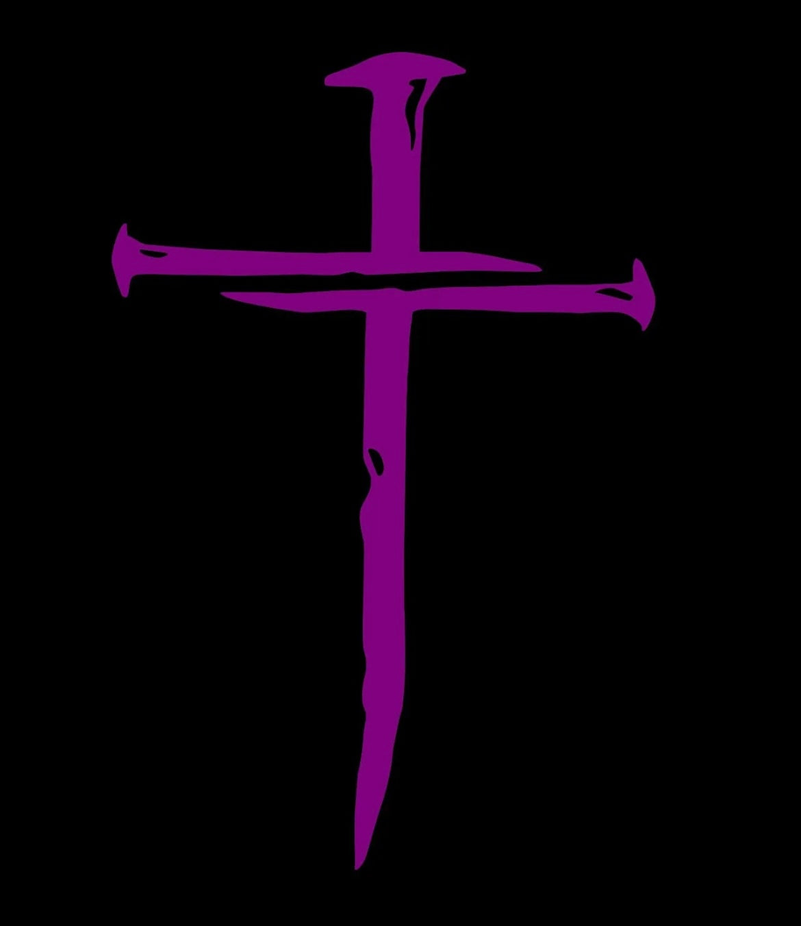 Nail Cross Jesus Christian Decal / Sticker