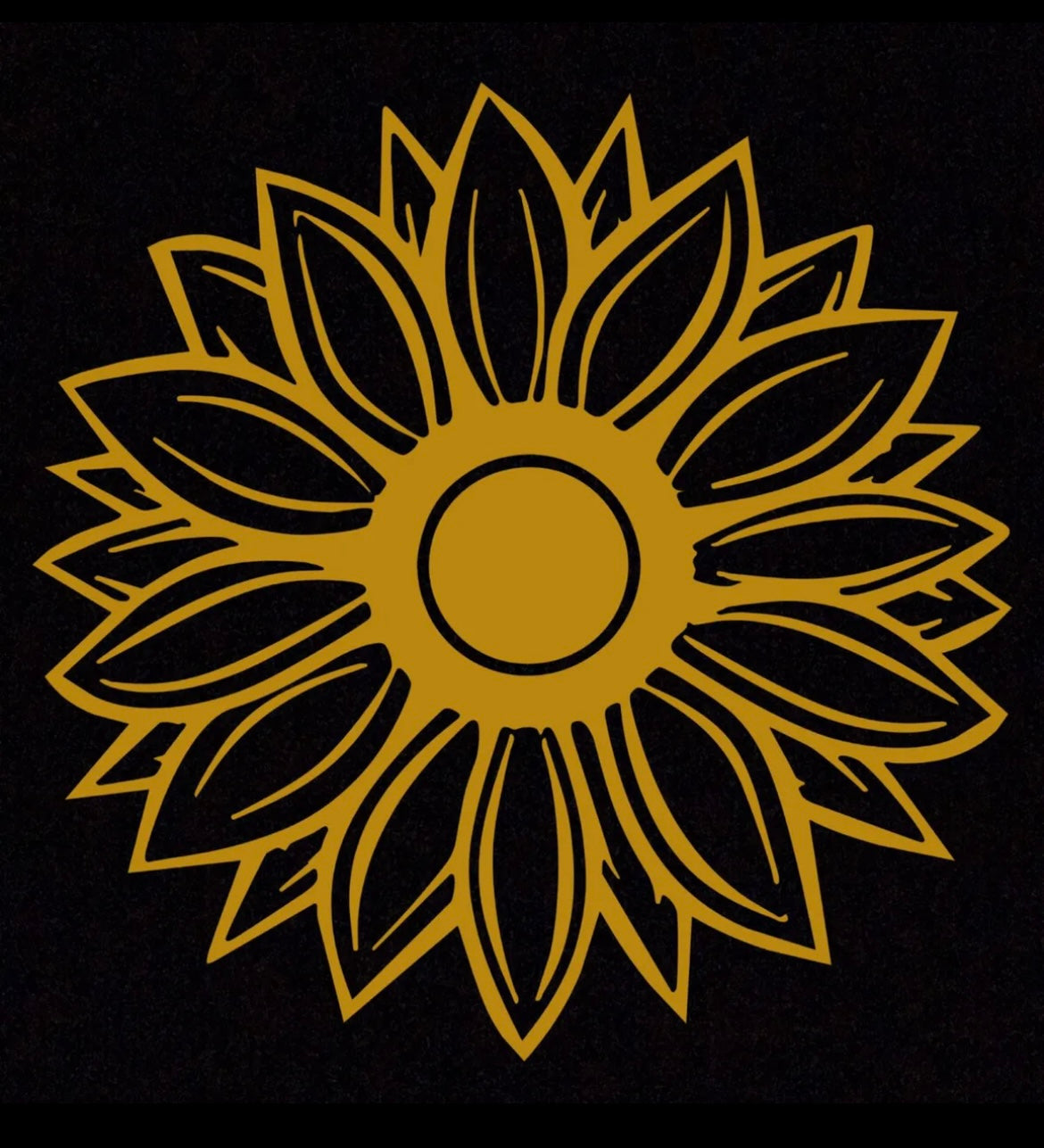 Sunflower Vinyl Sticker / Decal