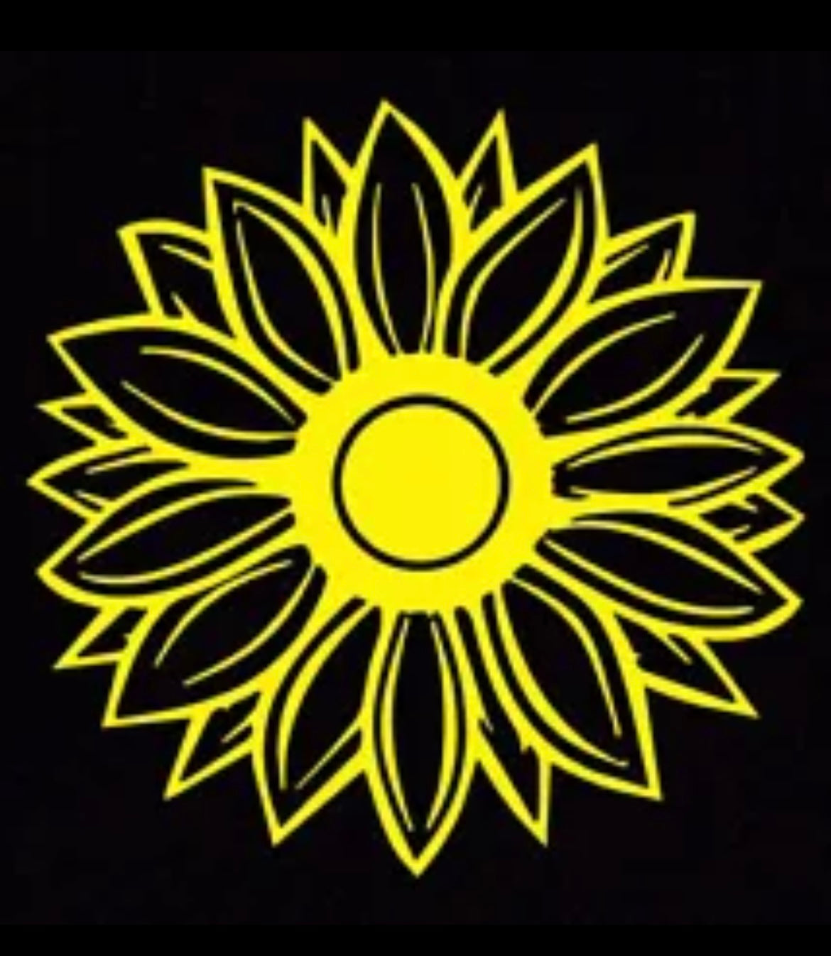 Sunflower Vinyl Sticker / Decal