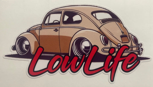 Lowlife Designs low life  Bug Beetle Aircooled Decal / sticker