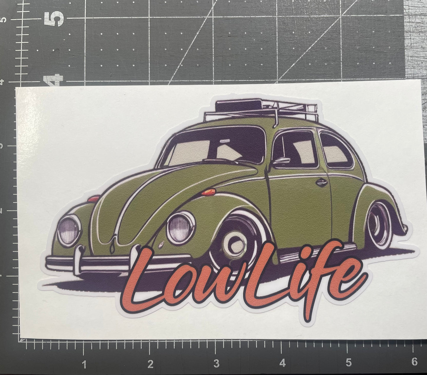 LowLife Designs low life bug beetle decal sticker