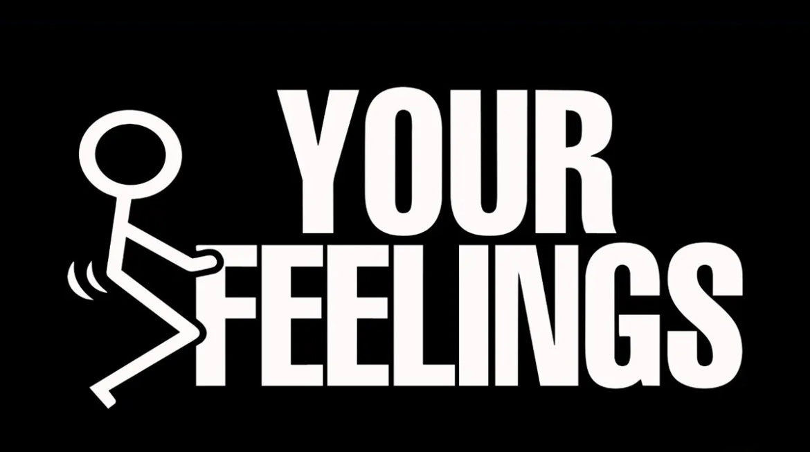 Funny-F your feelings sticker decal F@$%