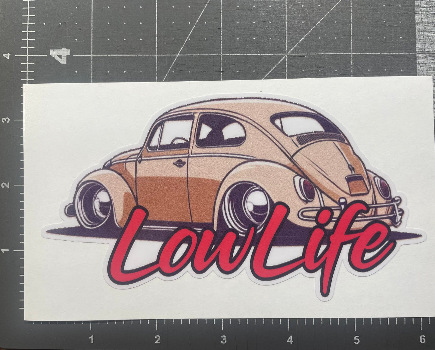 Lowlife Designs low life  Bug Beetle Aircooled Decal / sticker