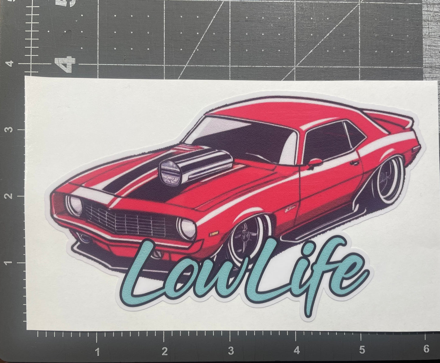 LowLife Designs low life Camero decal / sticker