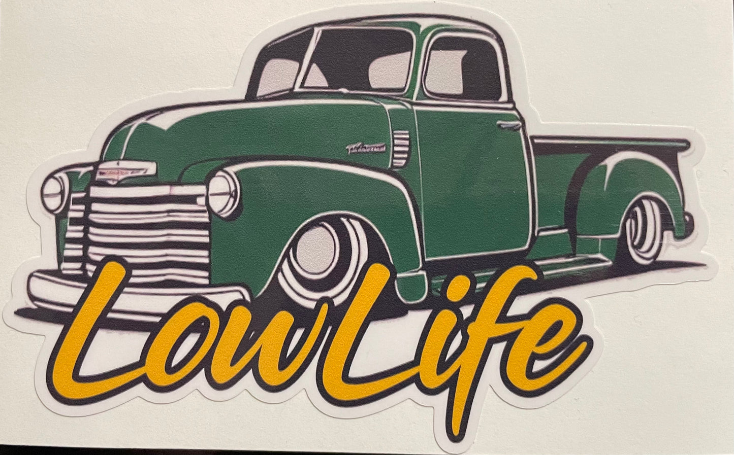 Lowlife Designs low life chevy truck decal / sticker