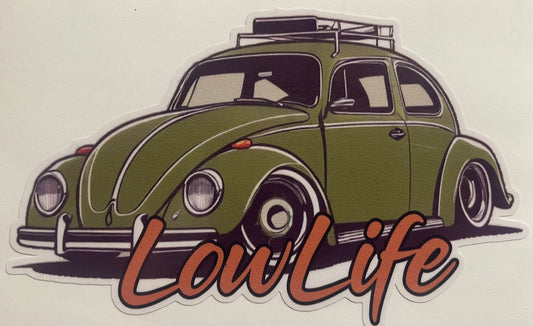 LowLife Designs low life bug beetle decal sticker