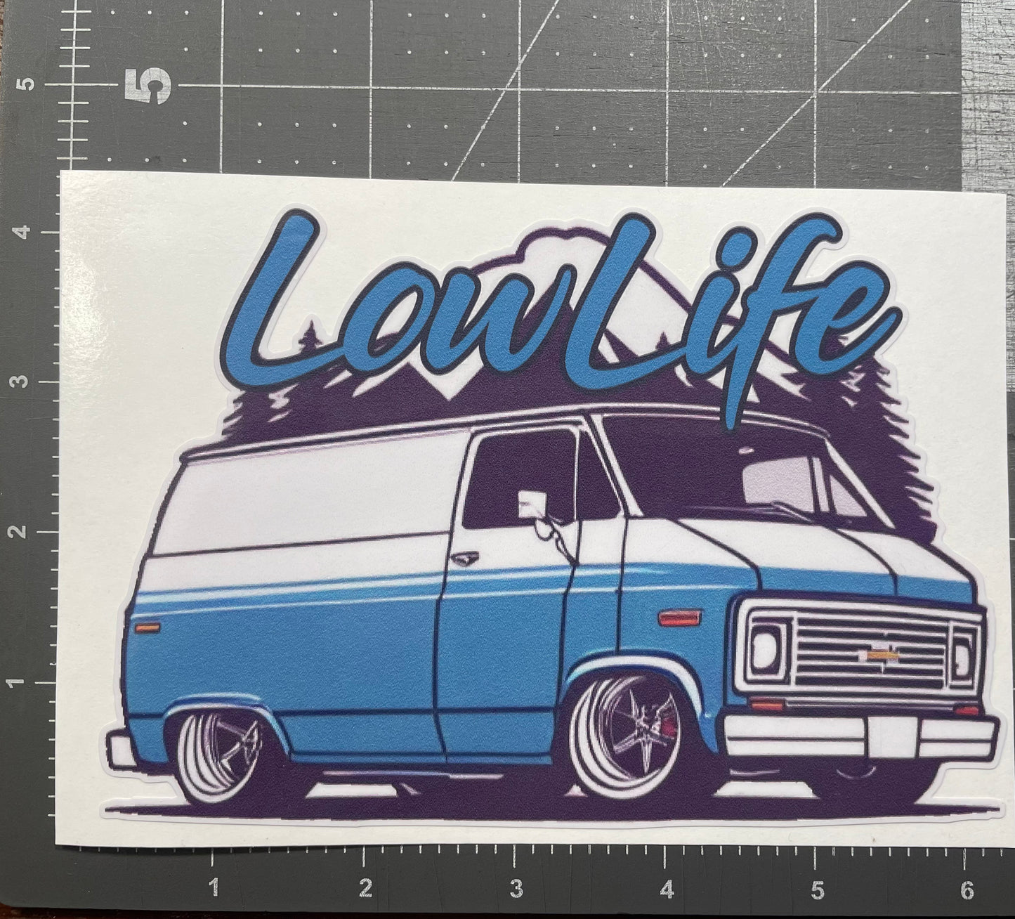 LowLife Designs low life van decal / Sticker