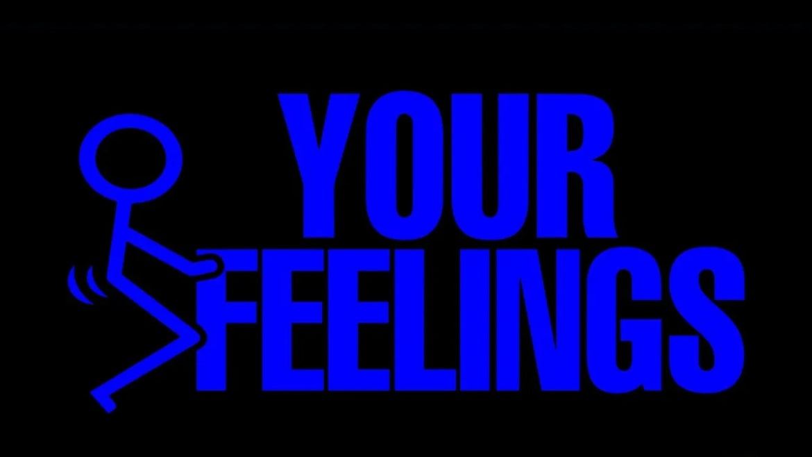 Funny-F your feelings sticker decal F@$%