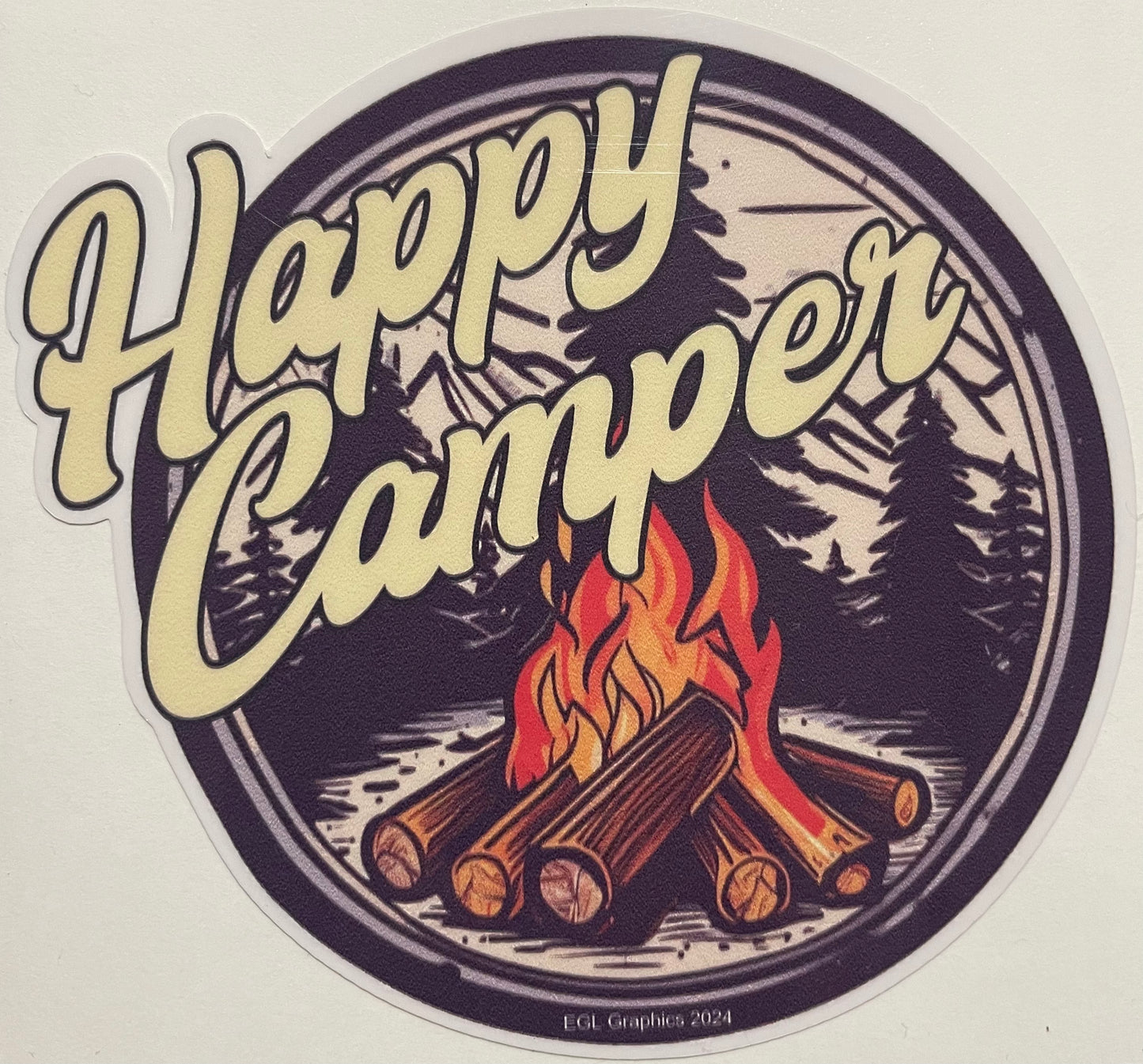 Happy Camper Decal / Sticker