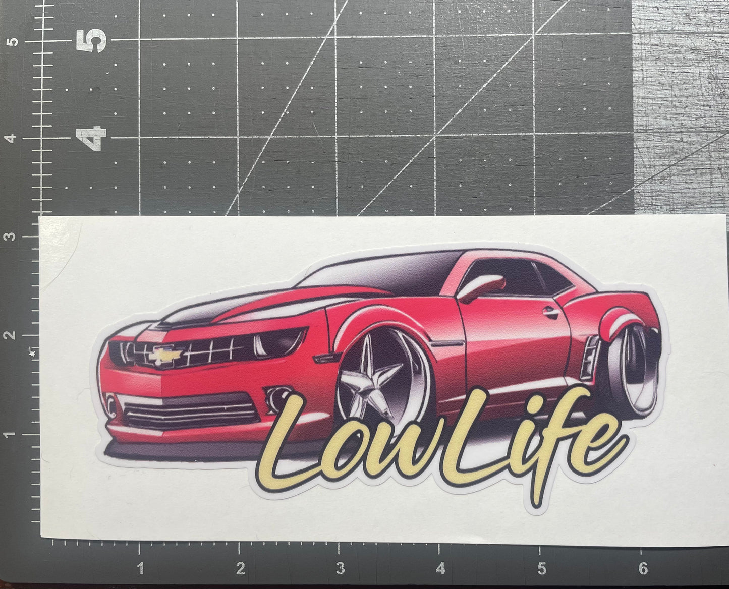 LowLife Designs low life Camero decal / Sticker