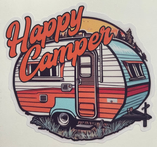 Happy Camper Decal / Sticker