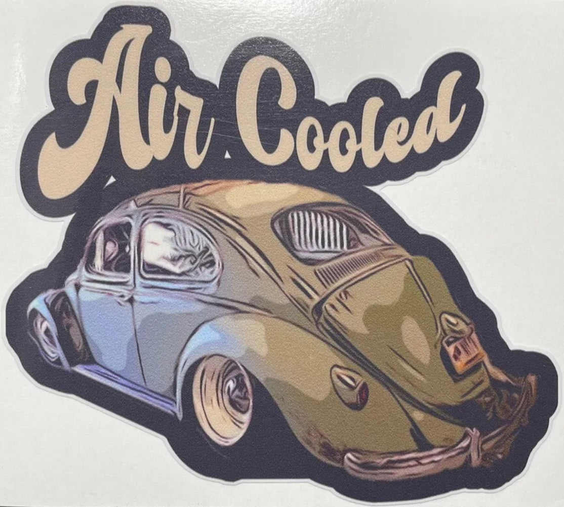Aircooled VINYL STICKER DECAL VEEDUB VOLKS BUG BUS GHIA Stance German ...