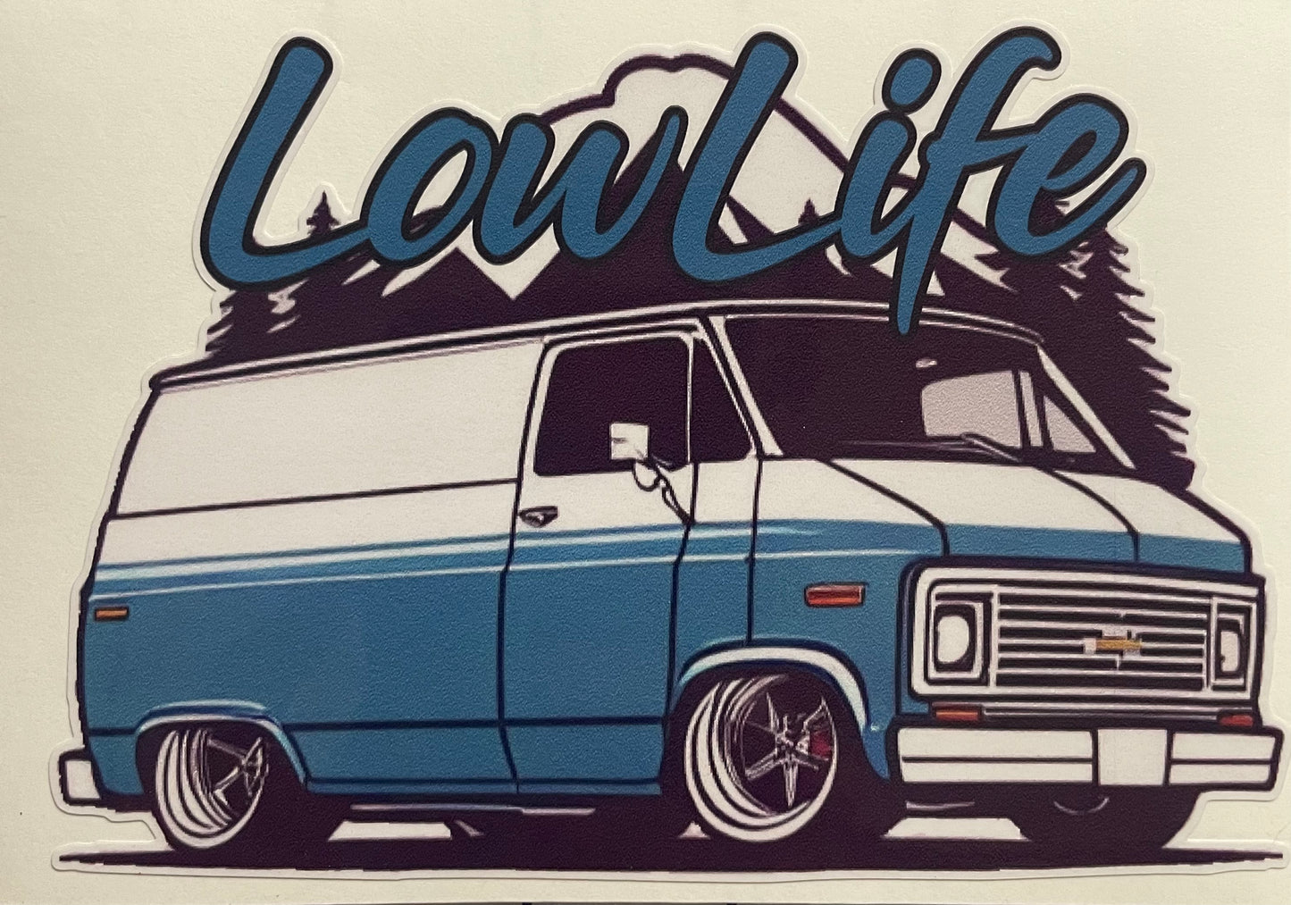 LowLife Designs low life van decal / Sticker