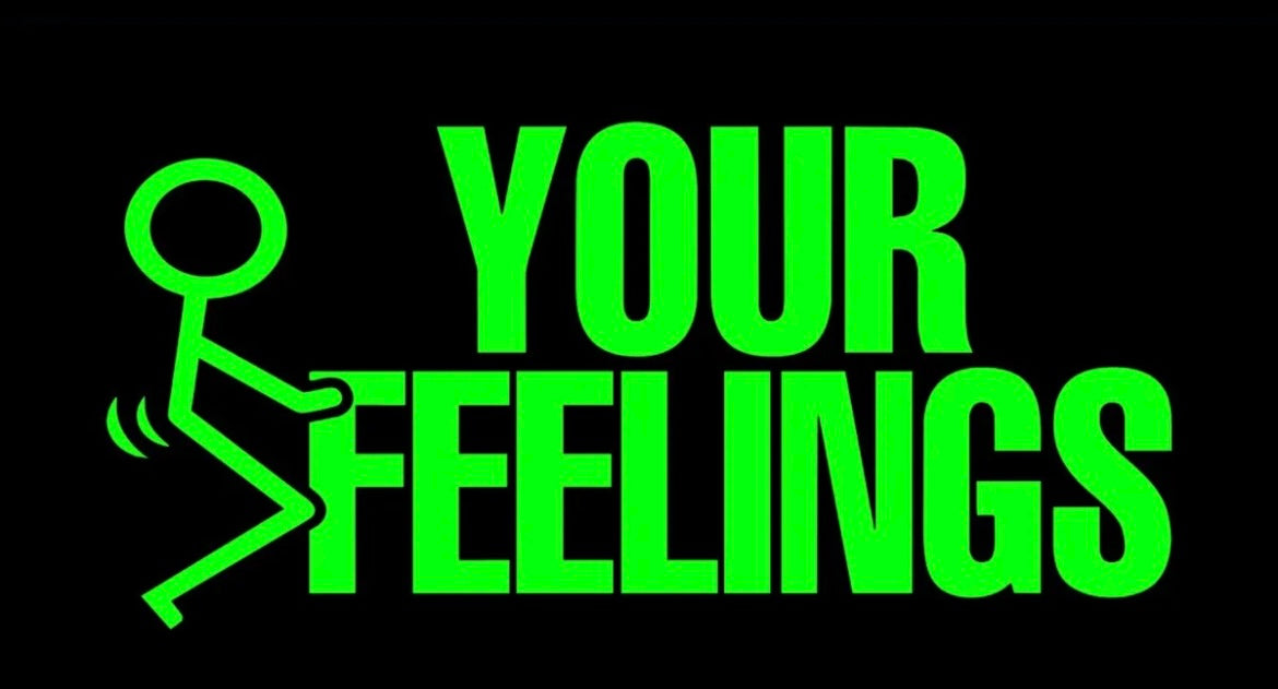 Funny-F your feelings sticker decal F@$%