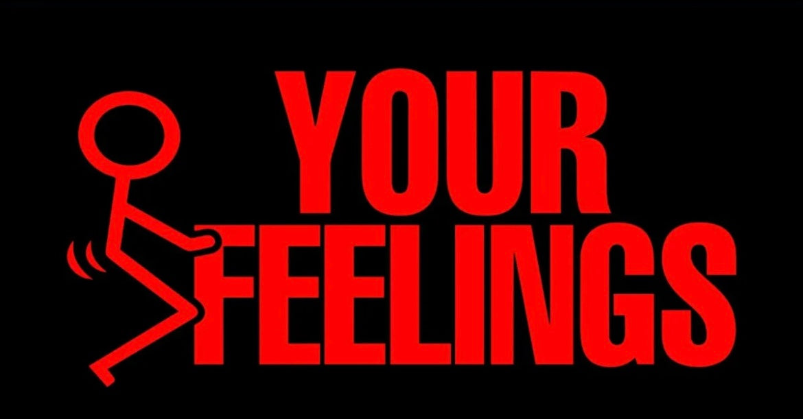 Funny-F your feelings sticker decal F@$%