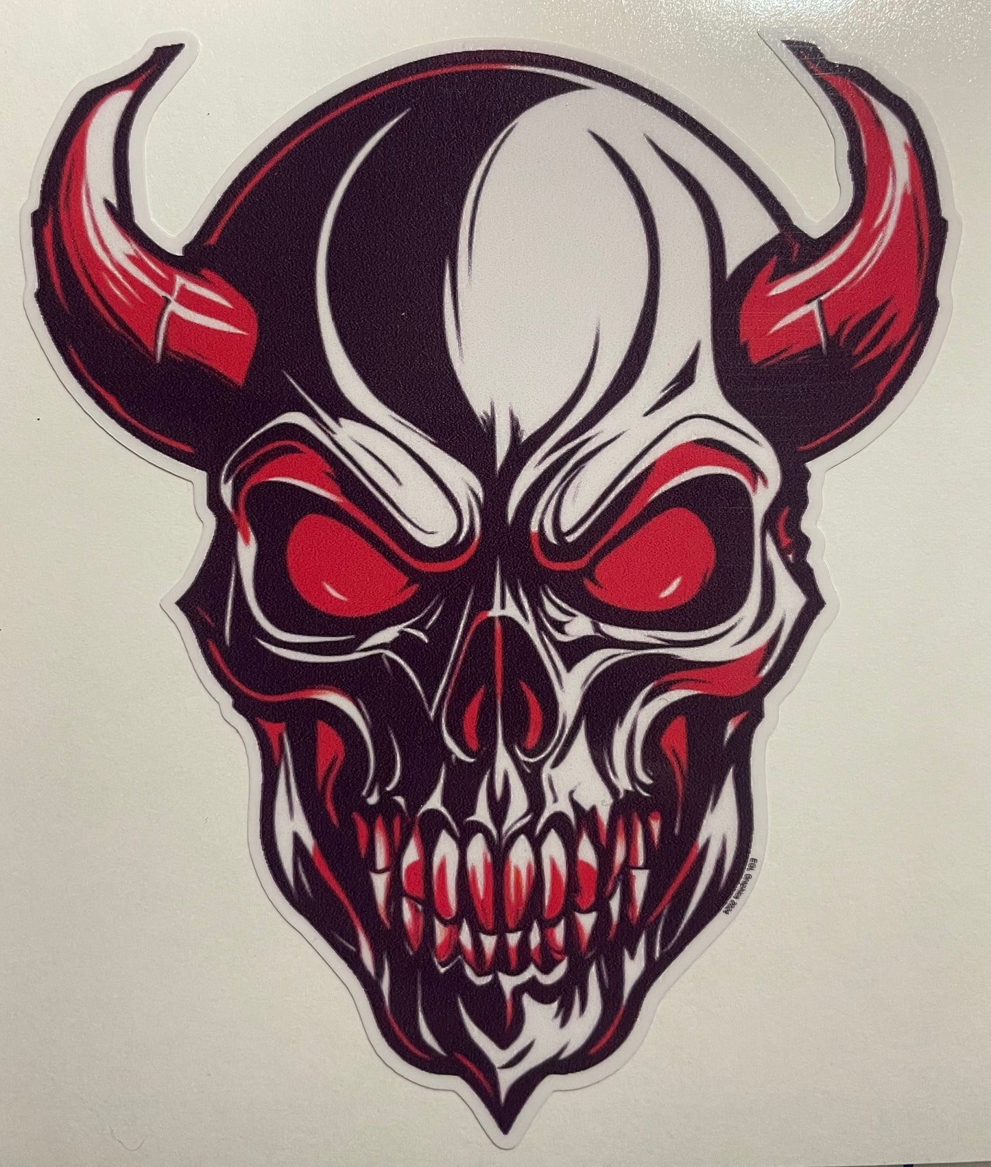 Evil Devil Skull Decal / Sticker