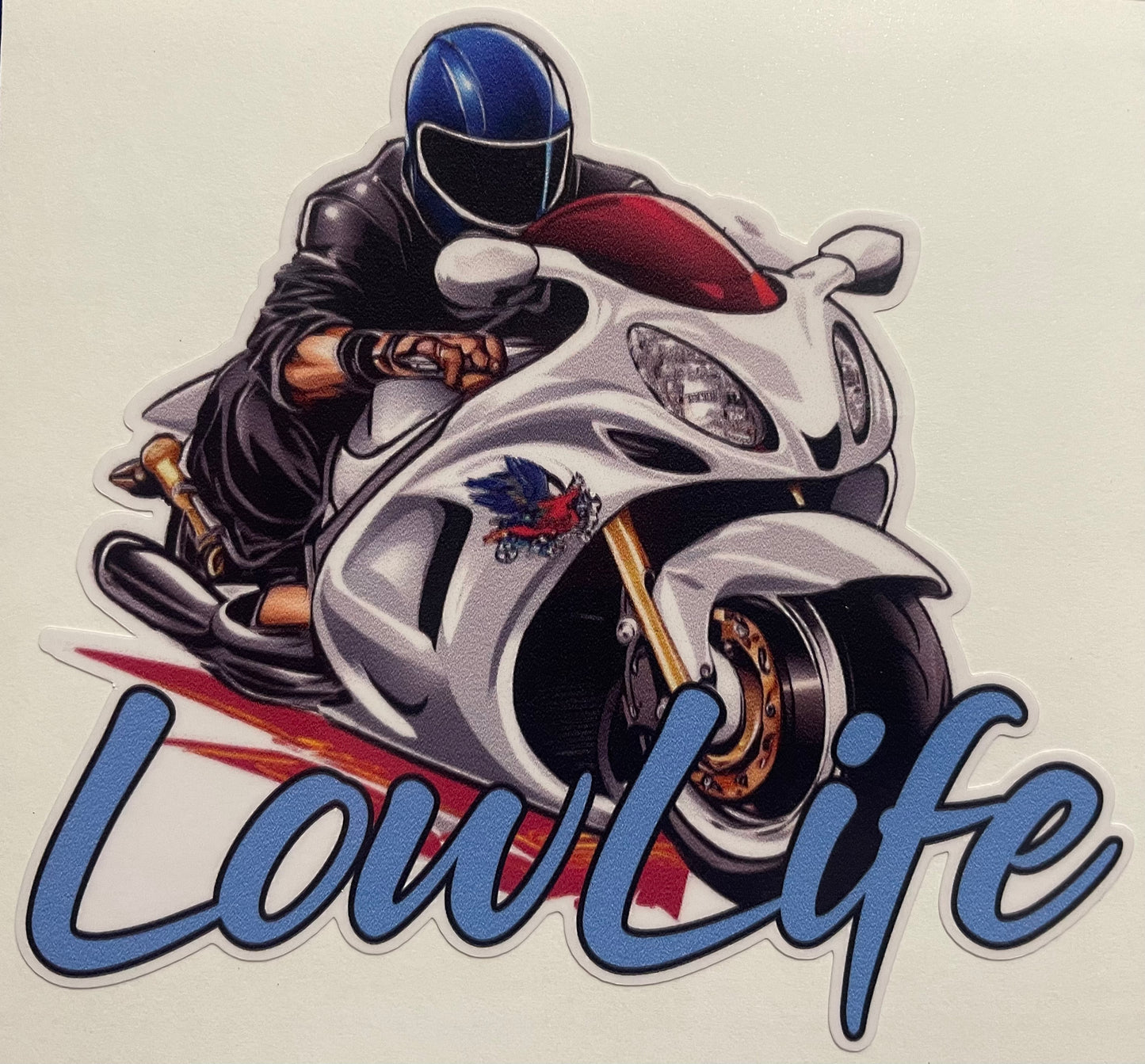 LowLife Designs low life motorcycle Sport Bike Decal / sticker