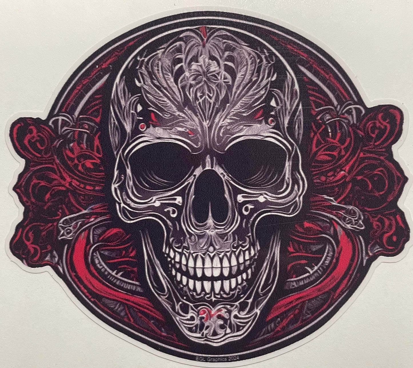 Tattoo Skull Decal / Sticker