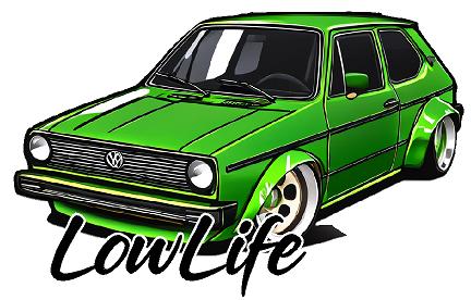 Lowlife Designs low life  VW Golf / GTI Decal / sticker